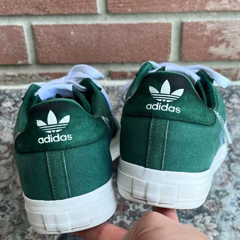adidas Continental Vulc Collegiate Green / Men's 11.5 /White Skate Casual EG6734